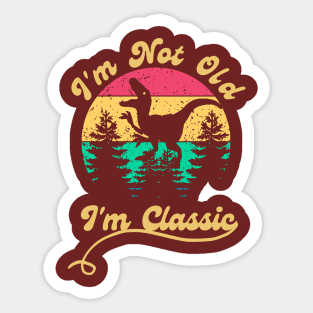 I'm not old I'm classic Sticker